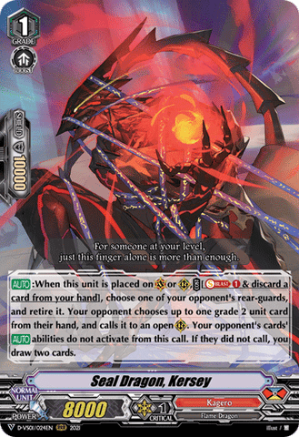 Seal Dragon, Kersey - D-VS01/024EN