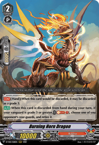 Burning Horn Dragon - D-VS01/028EN