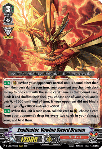 Eradicator, Vowing Sword Dragon - D-VS01/036EN