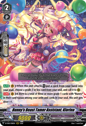 Bunny's Beast Tamer Assistant, Klorina - D-VS01/058EN