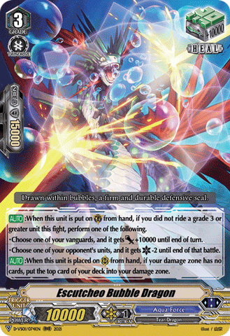 Escutcheo Bubble Dragon - D-VS01/074EN