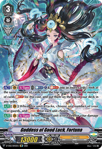 Goddess of Good Luck, Fortuna (SP) - D-VS01/SP03EN