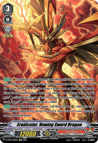 Eradicator, Vowing Sword Dragon (SP) - D-VS01/SP06EN