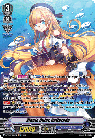 Single Quiet, Refiarade (SP) - D-VS01/SP10EN