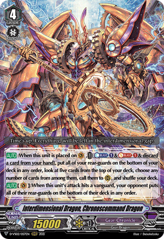Interdimensional Dragon, Chronoscommand Dragon - D-VS02/057EN