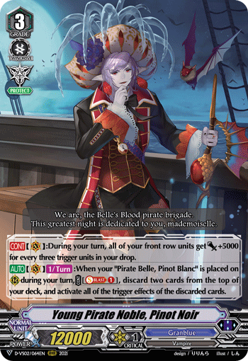 Young Pirate Noble, Pinot Noir - D-VS02/064EN