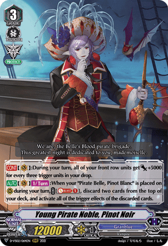 Young Pirate Noble, Pinot Noir - D-VS02/064EN