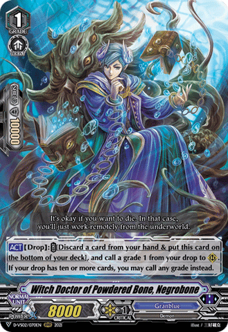 Witch Doctor of Powdered Bone, Negrobone - D-VS02/070EN