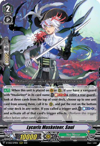 Lycoris Musketeer, Saul - D-VS02/079EN