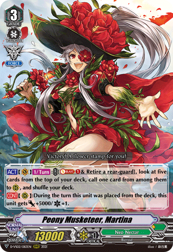 Peony Musketeer, Martina - D-VS02/083EN