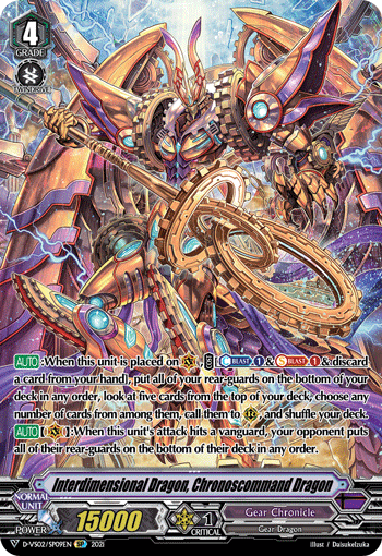 Interdimensional Dragon, Chronoscommand Dragon (SP) - D-VS02/SP09EN