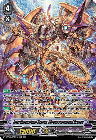 Interdimensional Dragon, Chronoscommand Dragon (SP) - D-VS02/SP09EN