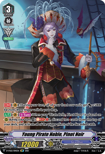 Young Pirate Noble, Pinot Noir (SP) - D-VS02/SP10EN