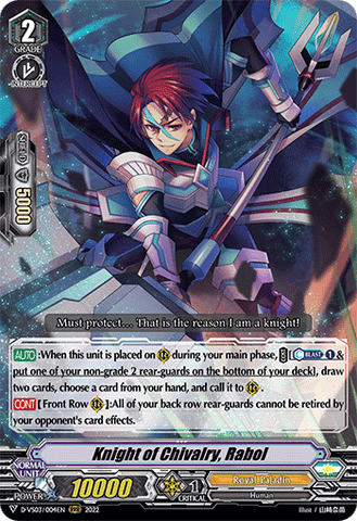 Knight of Chivalry, Rabol - D-VS03/004EN