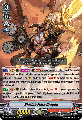 Blazing Flare Dragon - D-VS03/023EN