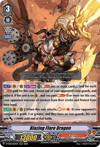 Blazing Flare Dragon - D-VS03/023EN