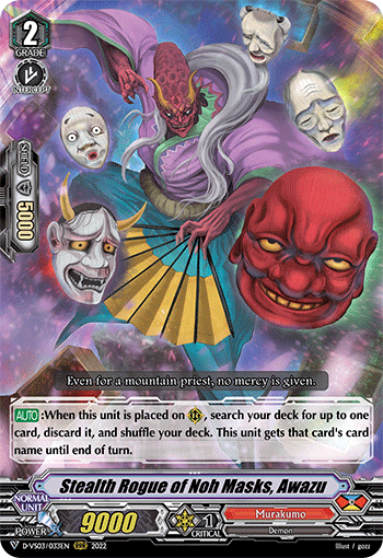 Stealth Rogue of Noh Masks, Awazu - D-VS03/033EN