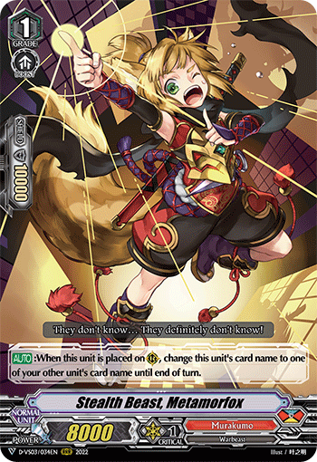 Stealth Beast, Metamorfox - D-VS03/034EN
