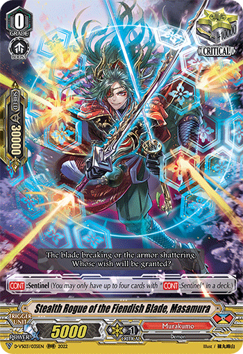 Stealth Rogue of the Fiendish Blade, Masamura - D-VS03/035EN