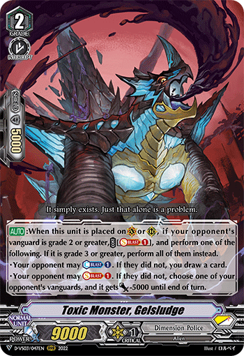 Toxic Monster, Gelsludge - D-VS03/047EN
