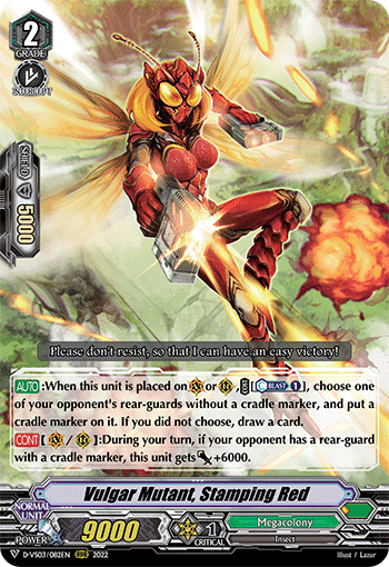 Vulgar Mutant, Stamping Red - D-VS03/082EN