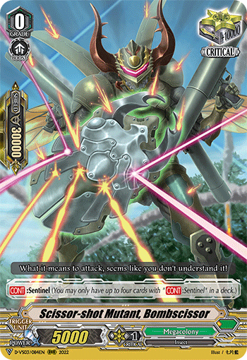 Scissor-shot Mutant, Bombscissor - D-VS03/084EN