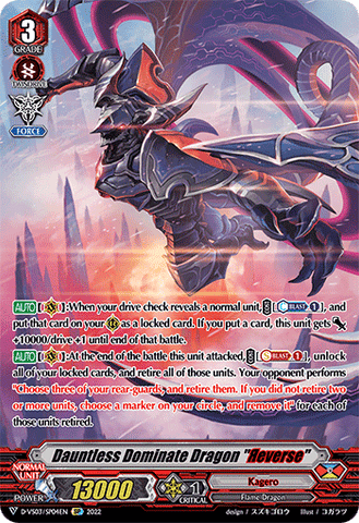 Dauntless Dominate Dragon "Яeverse" (SP) - D-VS03/SP04EN
