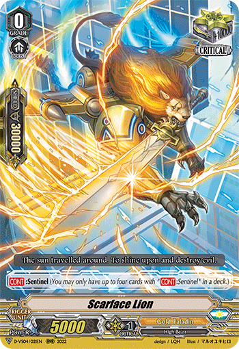 Scarface Lion - D-VS04/021EN