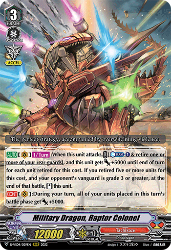Military Dragon, Raptor Colonel - D-VS04/029EN