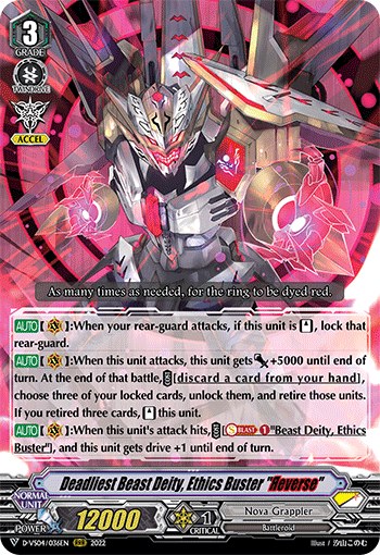 Deadliest Beast Deity, Ethics Buster "Яeverse" - D-VS04/036EN