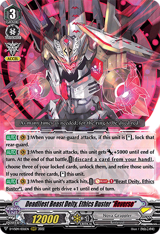 Deadliest Beast Deity, Ethics Buster "Яeverse" - D-VS04/036EN