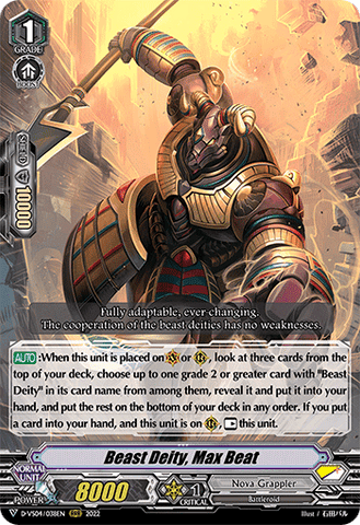 Beast Deity, Max Beat - D-VS04/038EN
