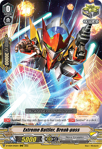 Extreme Battler, Break-pass - D-VS04/042EN