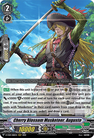 Cherry Blossom Musketeer, Augusto - D-VS04/080EN