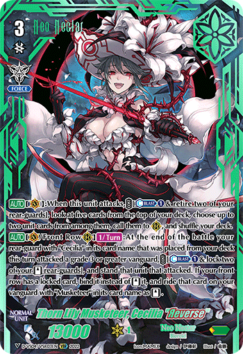 Thorn Lily Musketeer, Cecilia "Яeverse" (VSR) - D-VS04/VSR03EN