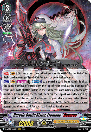 Heretic Battle Sister, Fromage "Яeverse" - D-VS05/008EN