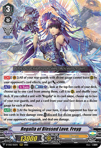Regalia of Blessed Love, Freyg - D-VS05/015EN