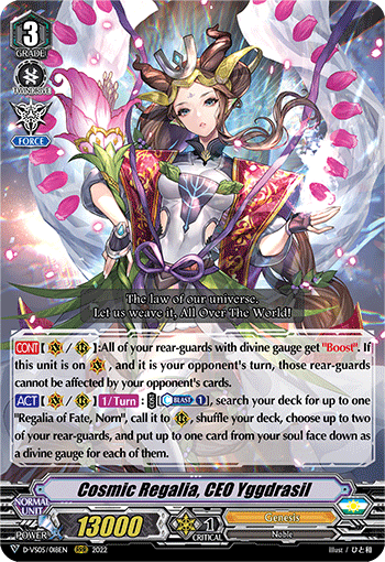 Cosmic Regalia, CEO Yggdrasil - D-VS05/018EN