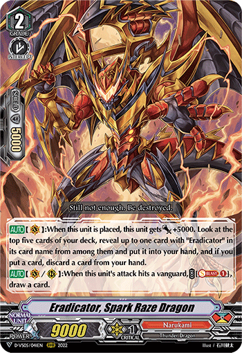 Eradicator, Spark Raze Dragon - D-VS05/041EN