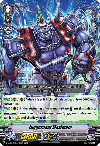 Juggernaut Maximum - D-VS05/053EN