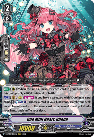 Duo Mini Heart, Rhone - D-VS05/065EN