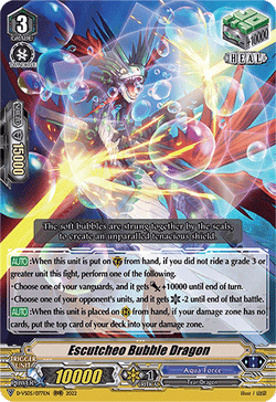 Escutcheo Bubble Dragon - D-VS05/077EN