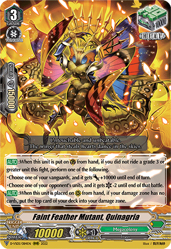 Faint Feather Mutant, Quinagria - D-VS05/084EN