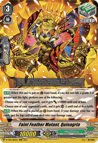 Faint Feather Mutant, Quinagria - D-VS05/084EN