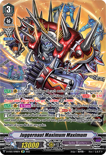 Juggernaut Maximum Maximum (SP) - D-VS05/SP08EN
