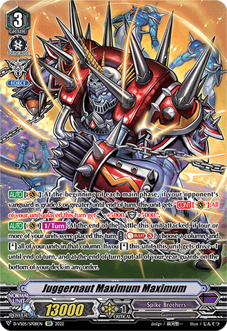 Juggernaut Maximum Maximum (SP) - D-VS05/SP08EN