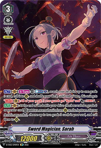 Sword Magician, Sarah (SP) - D-VS05/SP09EN