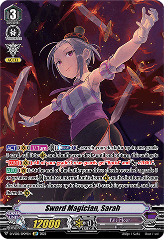Sword Magician, Sarah (SP) - D-VS05/SP09EN