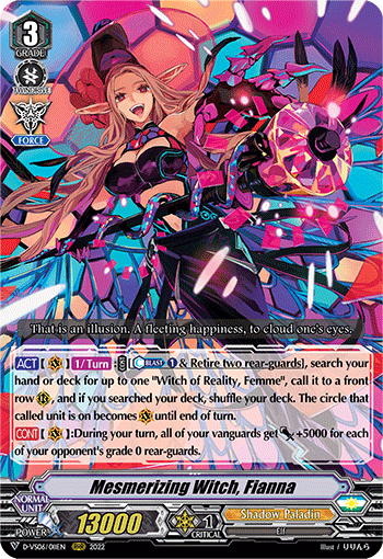 Mesmerizing Witch, Fianna - D-VS06/011EN