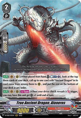 True Ancient Dragon, Aloneros - D-VS06/031EN